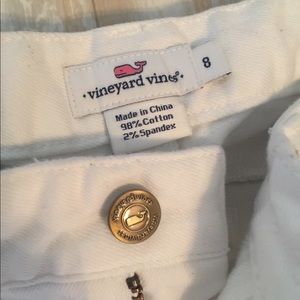 Size 8 KIDS white vineyard vines jeans -brand new